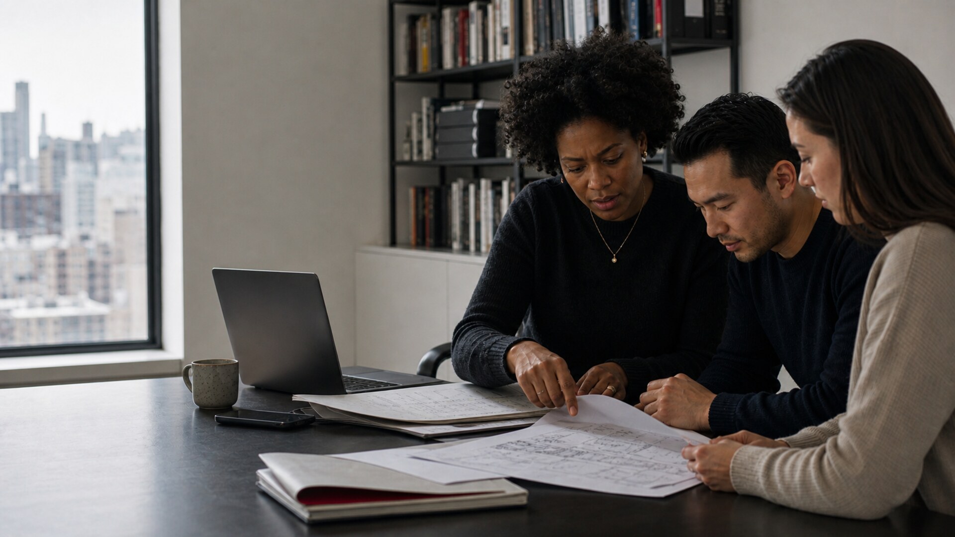 Operators at work · multi-practice technology delivery across government, prime contractors, and commercial markets.